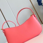 Louis Vuitton Pochette LV Bloom Apricot Rose Red Black – M25784 / M25525