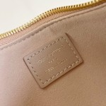 Louis Vuitton Pochette LV Bloom Apricot Rose Red Black – M25784 / M25525