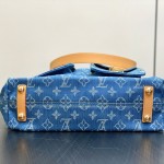 Louis Vuitton Vintage Denim Handbag Collection – Green, Pink, Blue