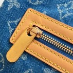 Louis Vuitton Vintage Denim Handbag Collection – Green, Pink, Blue