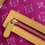 Louis Vuitton Vintage Denim Handbag Collection – Green, Pink, Blue
