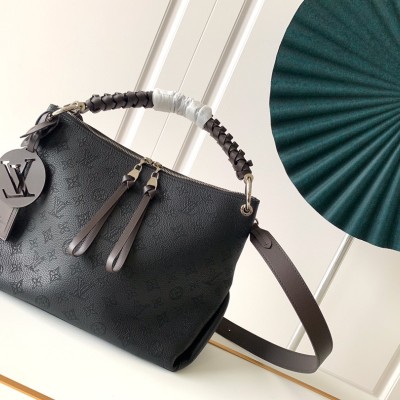 Louis Vuitton - Beaubourg Hobo MM Handbag M56073 Monogram Perforated Calfskin (Brown/Gray/Black/Light Brown)