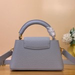 Louis Vuitton x Murakami Capucines East West Mini M13707 Blue Taurillon Replica