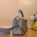 Louis Vuitton x Murakami Capucines East West Mini M13707 Blue Taurillon Replica