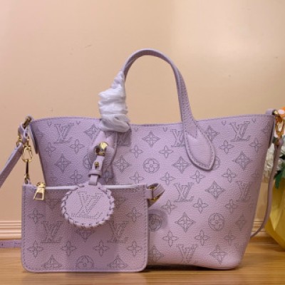Louis Vuitton - Blossom Small Handbag M14395 Purple Perforated Leather