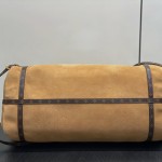 Louis Vuitton Express Large Handbag M26037 Black / M26451 Beige – Suede Leather