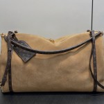 Louis Vuitton Express Large Handbag M26037 Black / M26451 Beige – Suede Leather