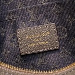 Louis Vuitton Express Small Handbag M26039 Black and M26360 Elephant Grey Leather Pillow Bag