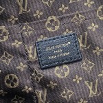 Louis Vuitton Express Large Handbag M26037 Black / M26451 Beige – Suede Leather