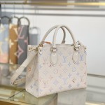 Louis Vuitton ONTHEGO Small Handbag M25770 Premium MB Chip Original Leather