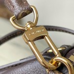Louis Vuitton Express Medium Bag M26397 Brown Grained Leather with Monogram Trim – Top Replica