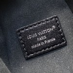 Louis Vuitton Side Trunk Vibe M15195 Black Leather Chain Bag