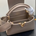 Louis Vuitton Capucines Mini M56071 Light Coffee Taurillon Leather