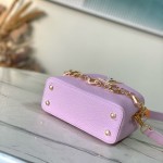 Louis Vuitton Capucines Mini M14972 Light Purple Harmony Collection Bag