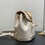 Louis Vuitton Nano Noé Backpack M25819 Off-White / M14549 Black