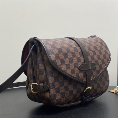 Louis Vuitton - Saumur Medium Shoulder Bag N48080  Vintage Gemini Messenger