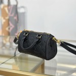 Louis Vuitton Nano Speedy M82450 Black MB Chip Replica Handbag