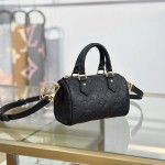 Louis Vuitton Nano Speedy M82450 Black MB Chip Replica Handbag
