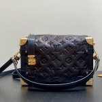 Louis Vuitton Side Trunk Medium Bag M26304 in Chocolate Monogram Saga Leather