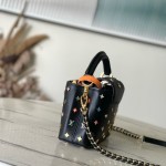 Louis Vuitton Capucines M14165 Murakami Re-Edition White Black Replica Handbag