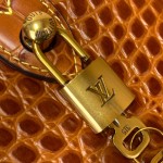 Louis Vuitton Speedy P9 Bandoulière 25 M24425 - Brown Crocodile-Embossed Leather Handbag with Monogram