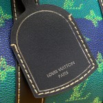 Louis Vuitton Keepall Bandoulière 25 M25786 - Blue-Green Floral Monogram Surfin’ Canvas