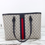 Gucci Tote Bag Replica 631685 in Blue, Beige, and Brown