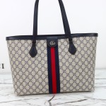 Gucci Tote Bag Replica 631685 in Blue, Beige, and Brown