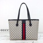 Gucci Tote Bag Replica 631685 in Blue, Beige, and Brown