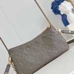 Louis Vuitton Liv Pochette M12916 Light Green Monogram Empreinte Replica