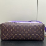 Louis Vuitton Shopper Tote M13923 Purple Gradient Damier Ebene Replica Bag