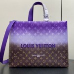 Louis Vuitton Shopper Tote M13923 Purple Gradient Damier Ebene Replica Bag