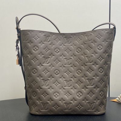 Louis Vuitton - All In Large Bucket Bag M25823 Monogram Empreinte Leather Khaki Green