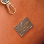 Louis Vuitton Low Key Hobo PM M25352 dark green leather handbag