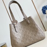 Louis Vuitton All In One Small M25858 black and M25890 light green Empreinte handbag