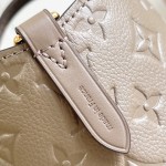 Louis Vuitton All In One Small M25858 black and M25890 light green Empreinte handbag