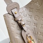 Louis Vuitton All In One Small M25858 black and M25890 light green Empreinte handbag