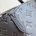 Louis Vuitton All In One Small M25858 black and M25890 light green Empreinte handbag