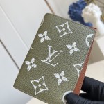 Louis Vuitton M26059 coated canvas passport cover multi color
