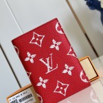 Louis Vuitton M26059 coated canvas passport cover multi color