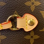Louis Vuitton Neverfull Inside Out M15124 with cat print on Monogram canvas and fabric shoulder strap