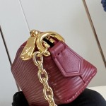 Louis Vuitton Lipstick Mini Cosmetic Pouch Monogram Canvas with Chain