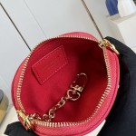 Louis Vuitton Lipstick Mini Cosmetic Pouch Monogram Canvas with Chain