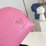 Louis Vuitton Lipstick Mini Cosmetic Pouch Monogram Canvas with Chain