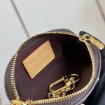Louis Vuitton Lipstick Mini Cosmetic Pouch Monogram Canvas with Chain