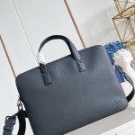 Louis Vuitton Gate briefcase waxed calfskin leather