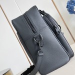 Louis Vuitton Weekender Bag waxed calfskin leather M26075