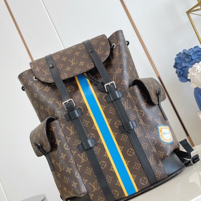 Louis Vuitton - Christopher Medium Backpack Blue P01954