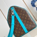 Louis Vuitton Keepall Bandoulière 50 Monogram Eclipse travel bag replica