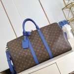 Louis Vuitton Keepall Bandoulière 50 Monogram Eclipse travel bag replica